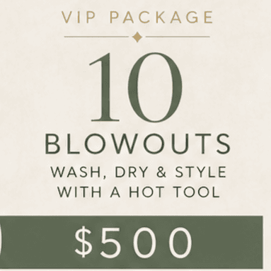 10 BLOWOUTS VIP Package at The Style Bar in Belton, TX